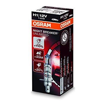 Slika za Sijalica 12V H1 55W OSRAM - Night breaker +110%
